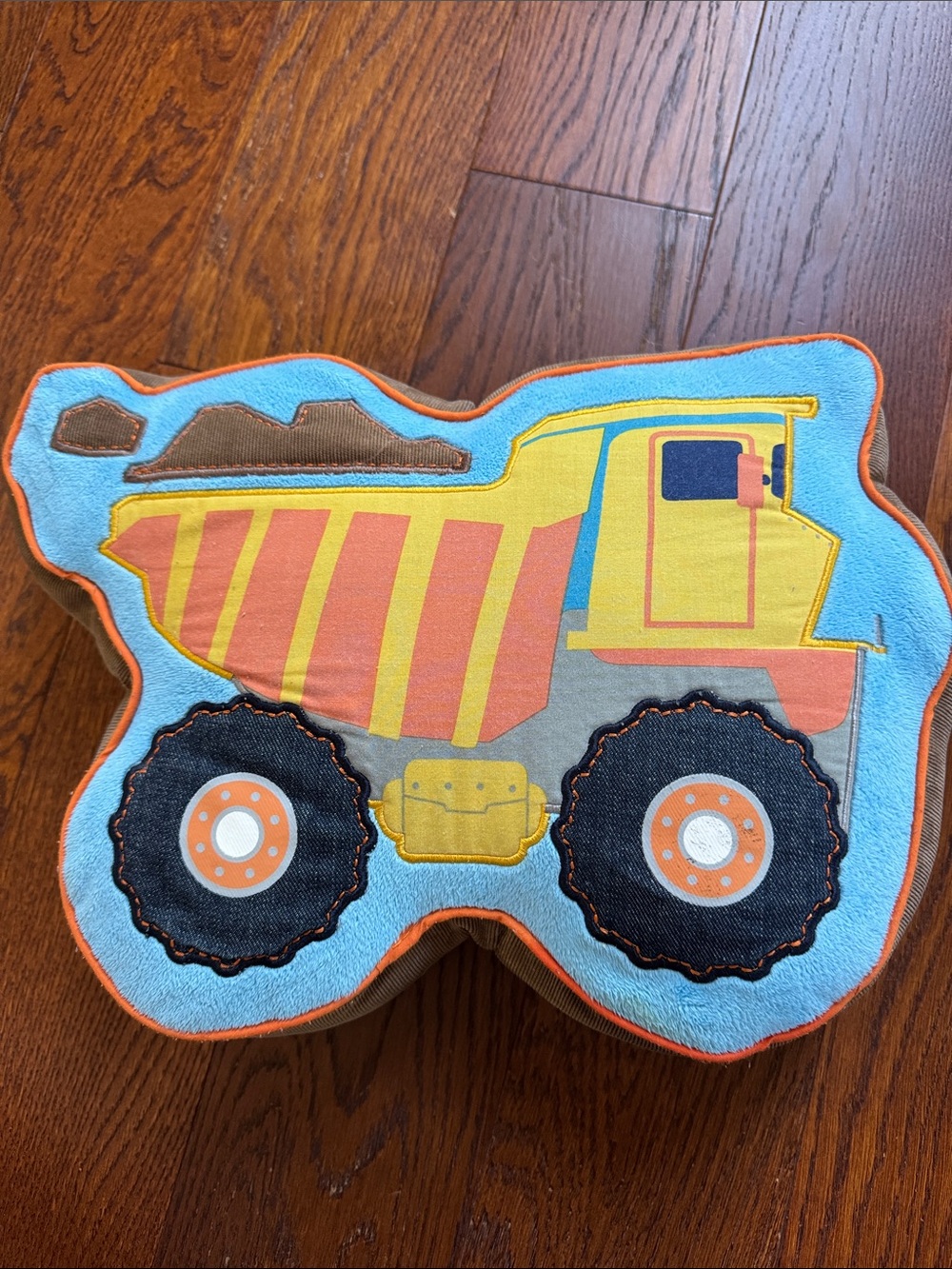 Kids Plush Dump Truck Pillow